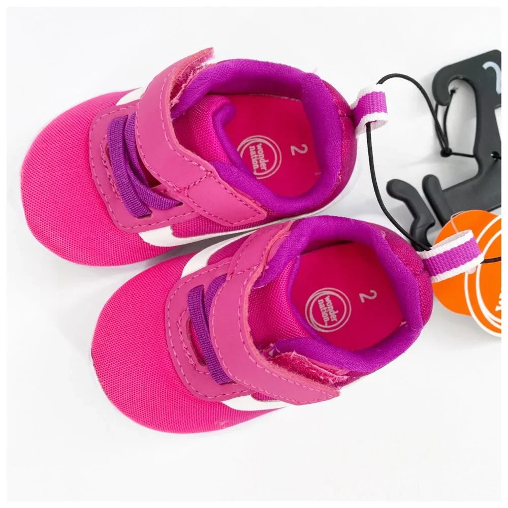 Wonder Nation Infant Mesh Jogger Athletic Sneaker Size 2 NWT - Picture 4 of 6